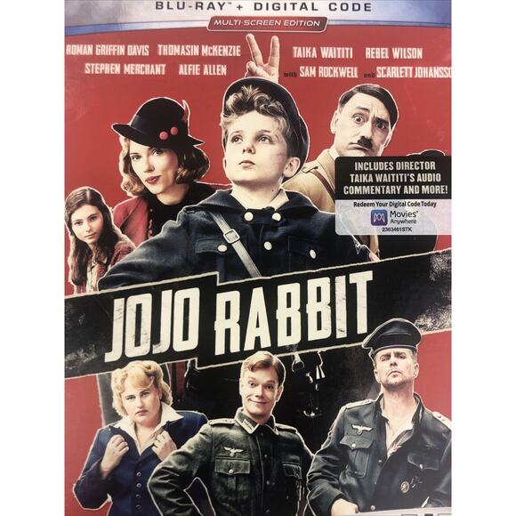 Jojo Rabbit Blu-ray + Digital Code Multi-Screen Edition Adolf Hitler Comedy NEW - Picture 5 of 7